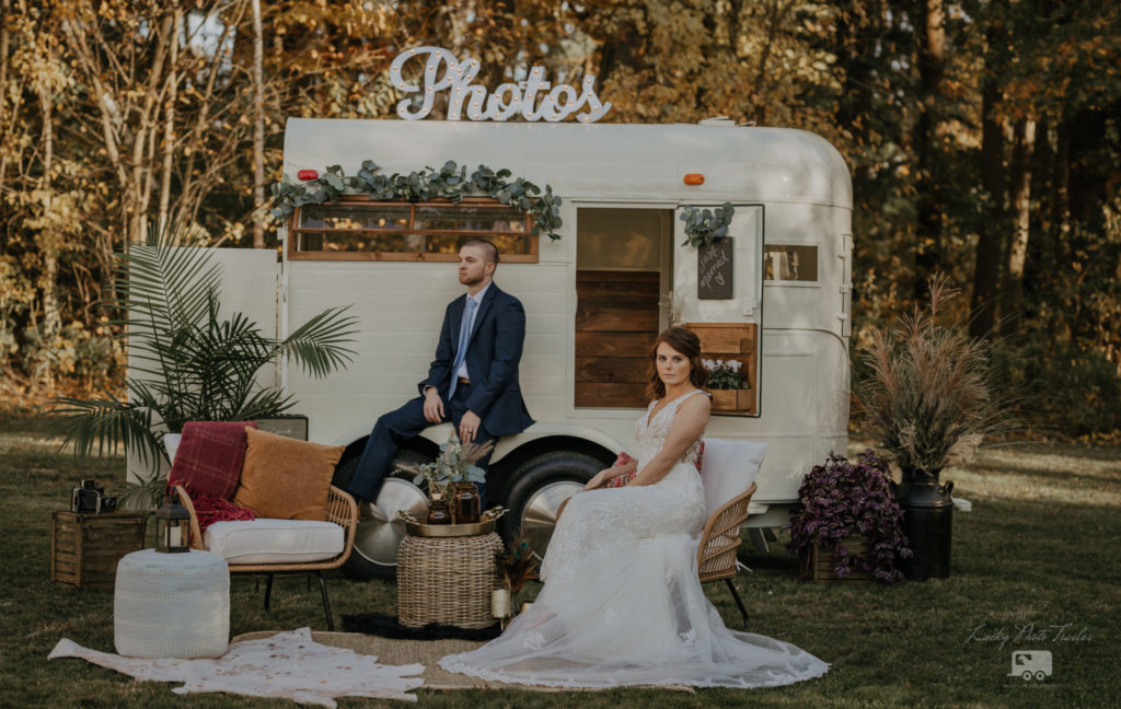 Lucky Wedding Photo Booth Horse Trailer Boston